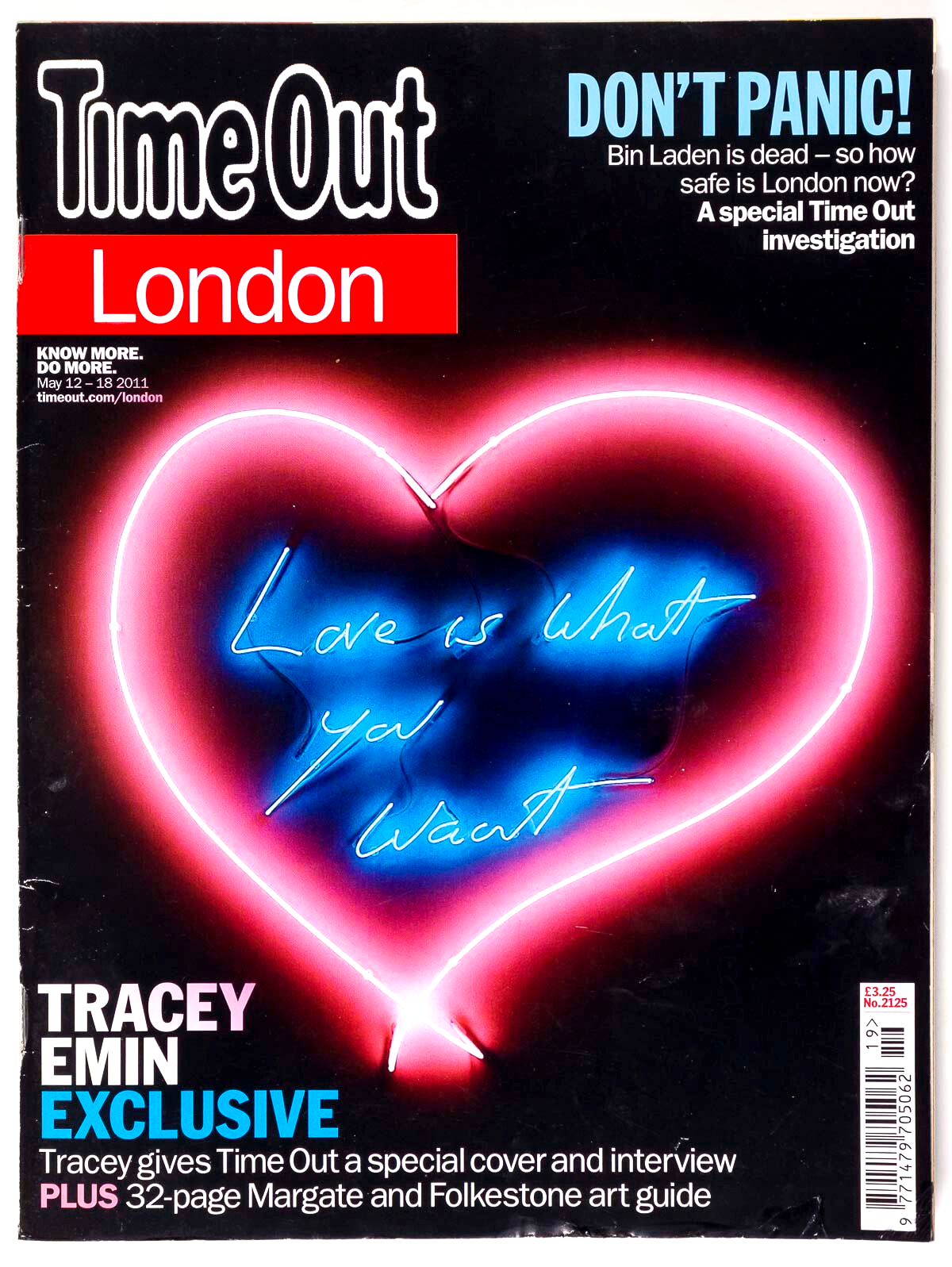 TRACEY EMIN Zoe Wanamaker SNOOP DOG Brian Cox AI WEIWEI Topman TIME OUT magazine