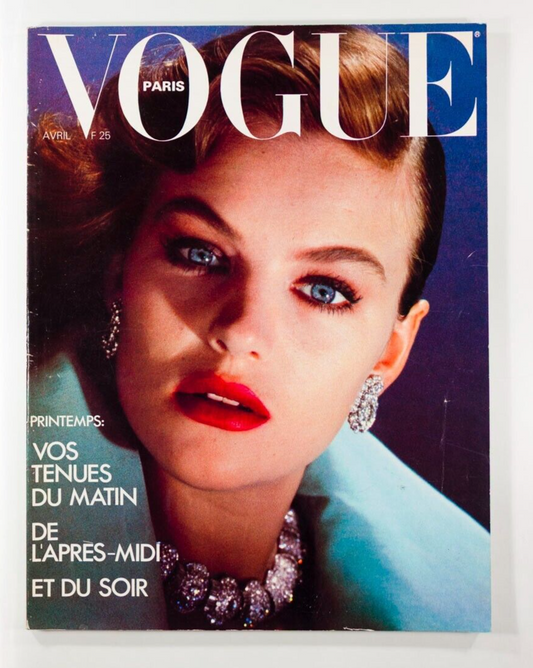 Gemma Curry GIA CARANGI Helmut Newton PARIS VOGUE magazine April 1980 Rosie Vela