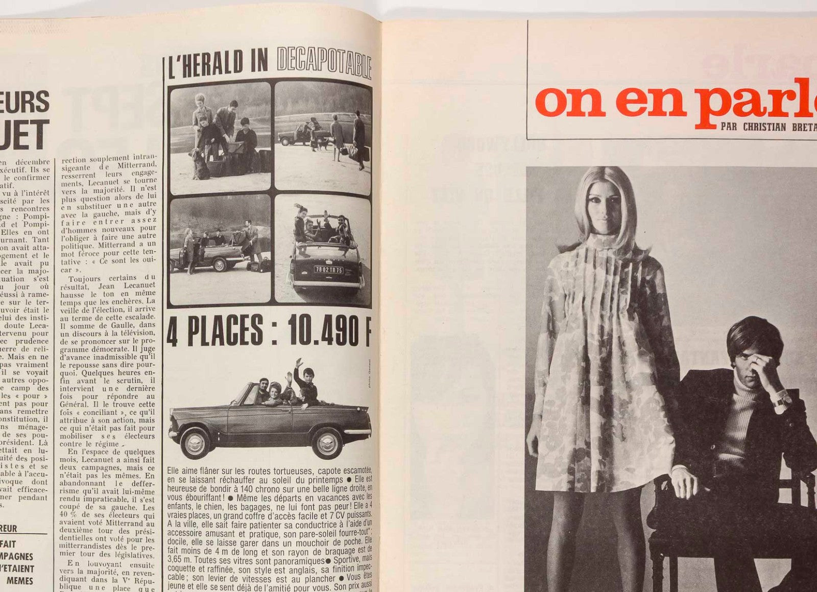 VERUSCHKA Blow Up DAVID HEMMINGS Sylvie Vartan CANDIDE March 1966 Lord Snowdon