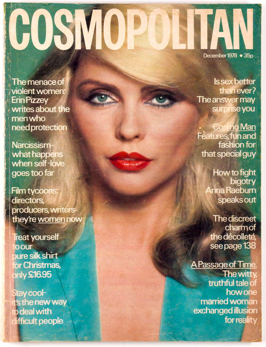 Debbie Harry PAMELA ROOKE Jordan Punk DAVID HOCKNEY Don McCullin UK Cosmopolitan