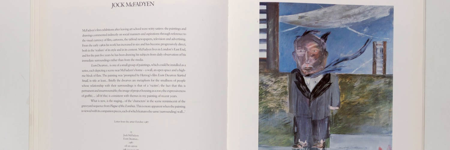 JOCK MCFADYEN Mark Wallinger PAULA REGO Cries & Whispers catalog BRITISH COUNCIL