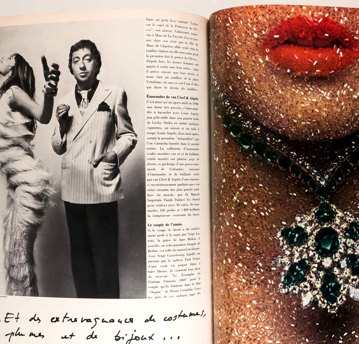 GUY BOURDIN Helmut Newton FRANCOISE SAGAN Veruschka PARIS VOGUE December 1969