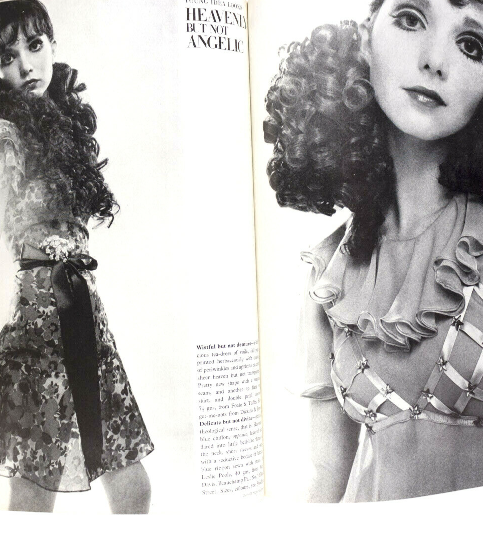 Gayle Hunnicutt CECIL BEATON Cathee Dahmen RITA HEYWORTH Vogue June 1968 Beauty