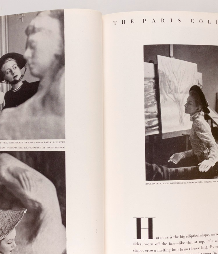 1ST CHRISTIAN DIOR VOGUE Huxley HORST Berard APRIL 1947 Maugham LEE MILLER Paris