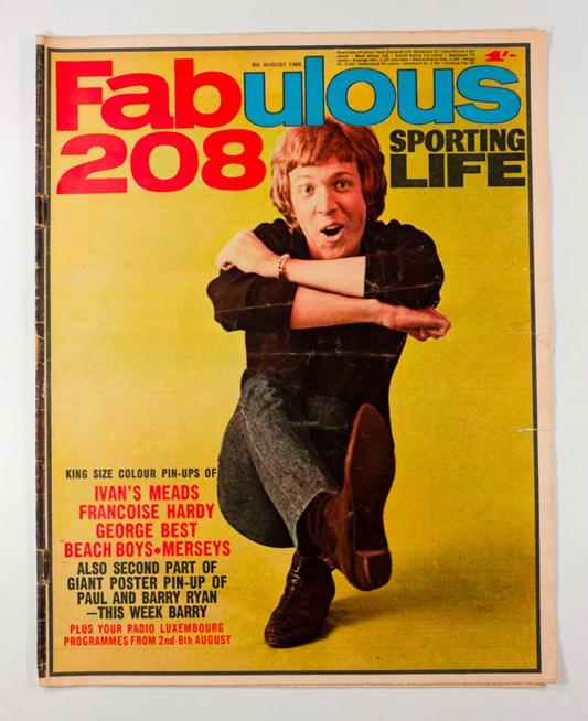 Scott Walker BEACH BOYS Francoise Hardy FABULOUS 208 magazine 6th August 1966 UK