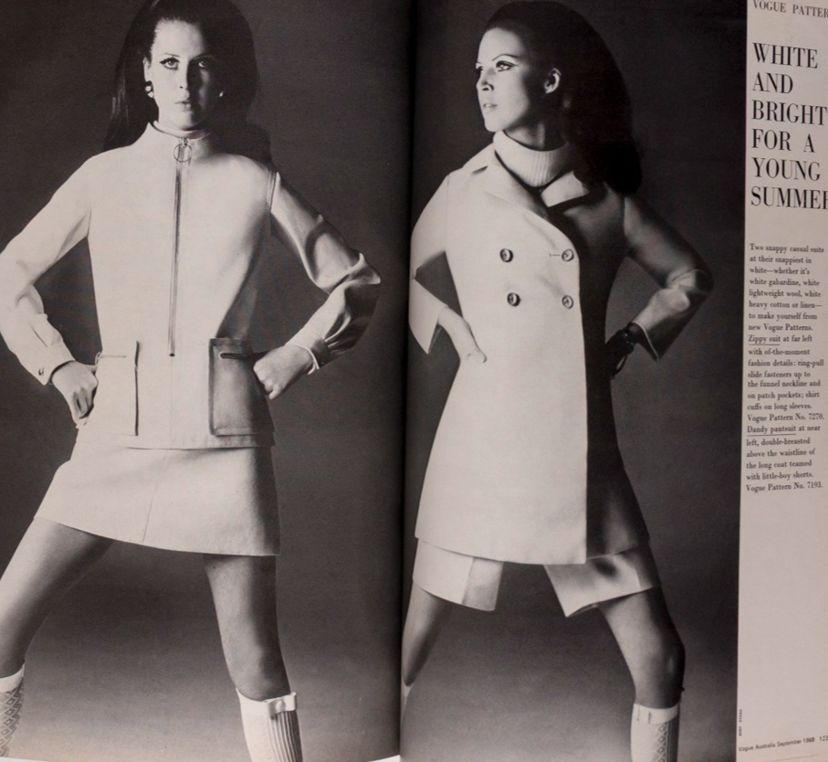 DANIELA BIANCHI Australia Woman BARRY HUMPHRIES Barracks VOGUE September 1968 Oz