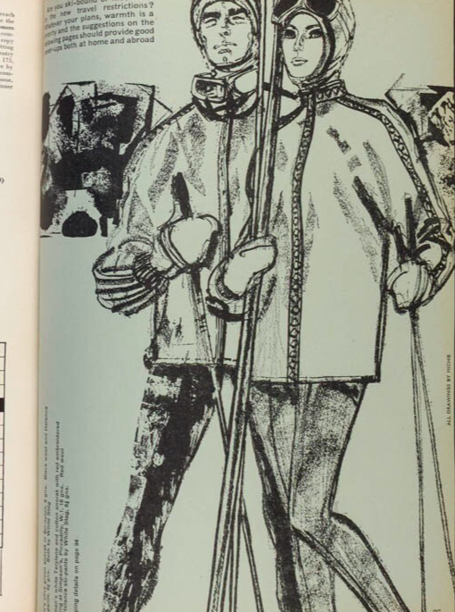 JULIE CHRISTIE David Hicks DAPHNE DU MAURIER Woman's Journal 1967 January MOUCHY