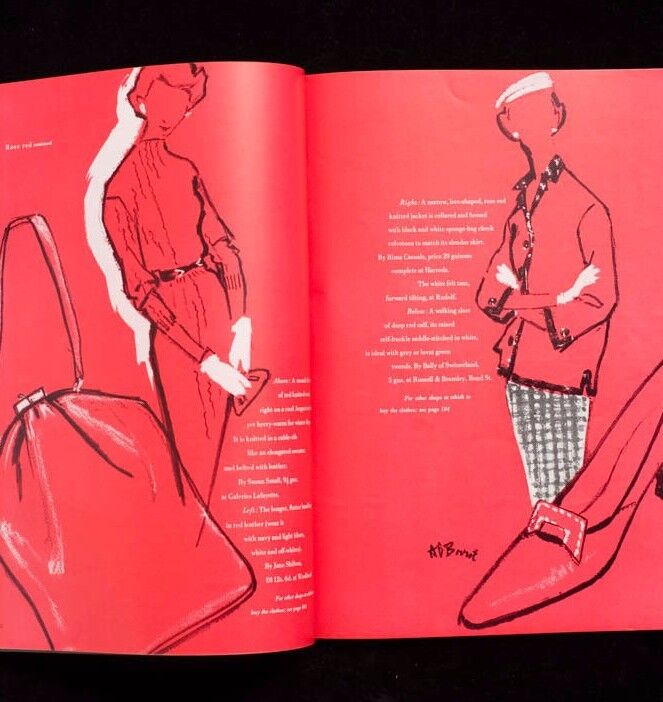 Norman Parkinson CHARLIE CHAPLIN Jean Cocteau LEE MILLER Red Rose Vogue 1956 vtg