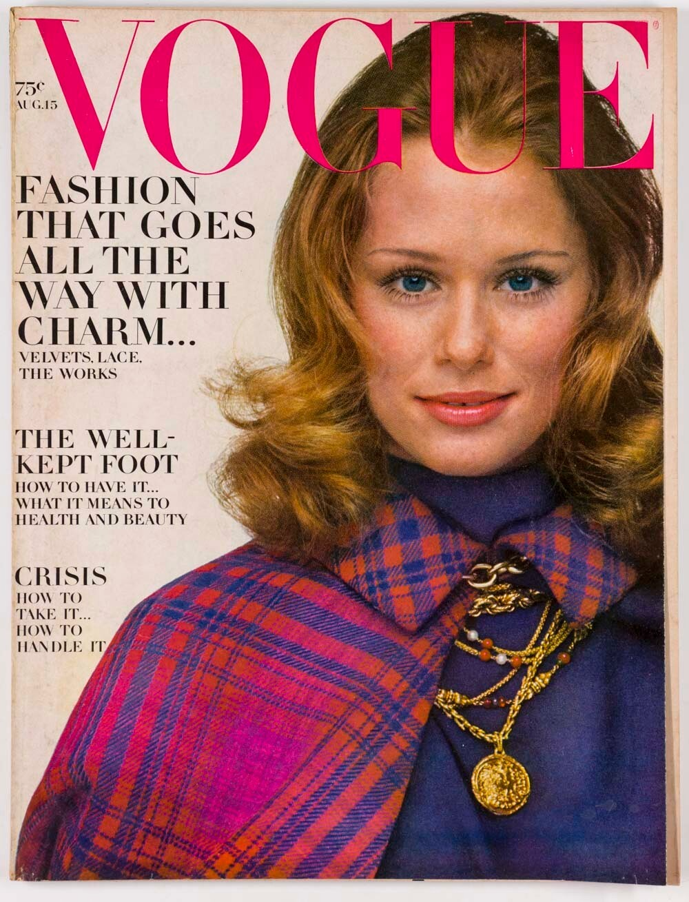 Lauren Hutton TINA AUMONT Norman Parkinson VOGUE August 1968 Veruschka HORST vtg
