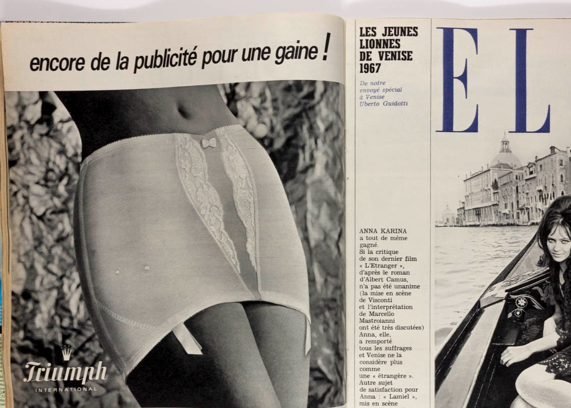 Maudie James WILLY VAN ROOY Vanessa Redgrave ELLE September 1967 Karina DENEUVE