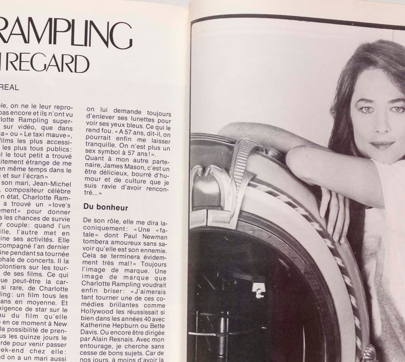 CHARLOTTE RAMPLING Miami DAYTONA BEACH BIKERS Jeans SYDNE ROME L'Officiel Hommes