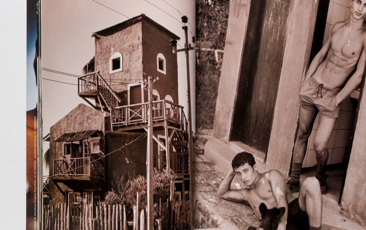 BILLY WHITE Uruguay BRUCE WEBER Roversi L'UOMO VOGUE April 1998 Malaparte PAVESI