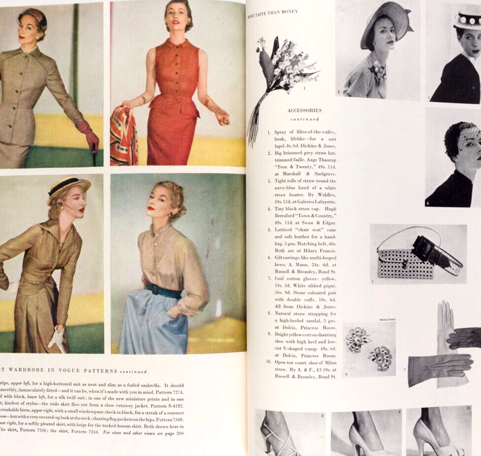 BLUMENFELD Horst NORMAN PARKINSON Paris JOHN WARD Balenciaga HEPWORTH Vogue 1951