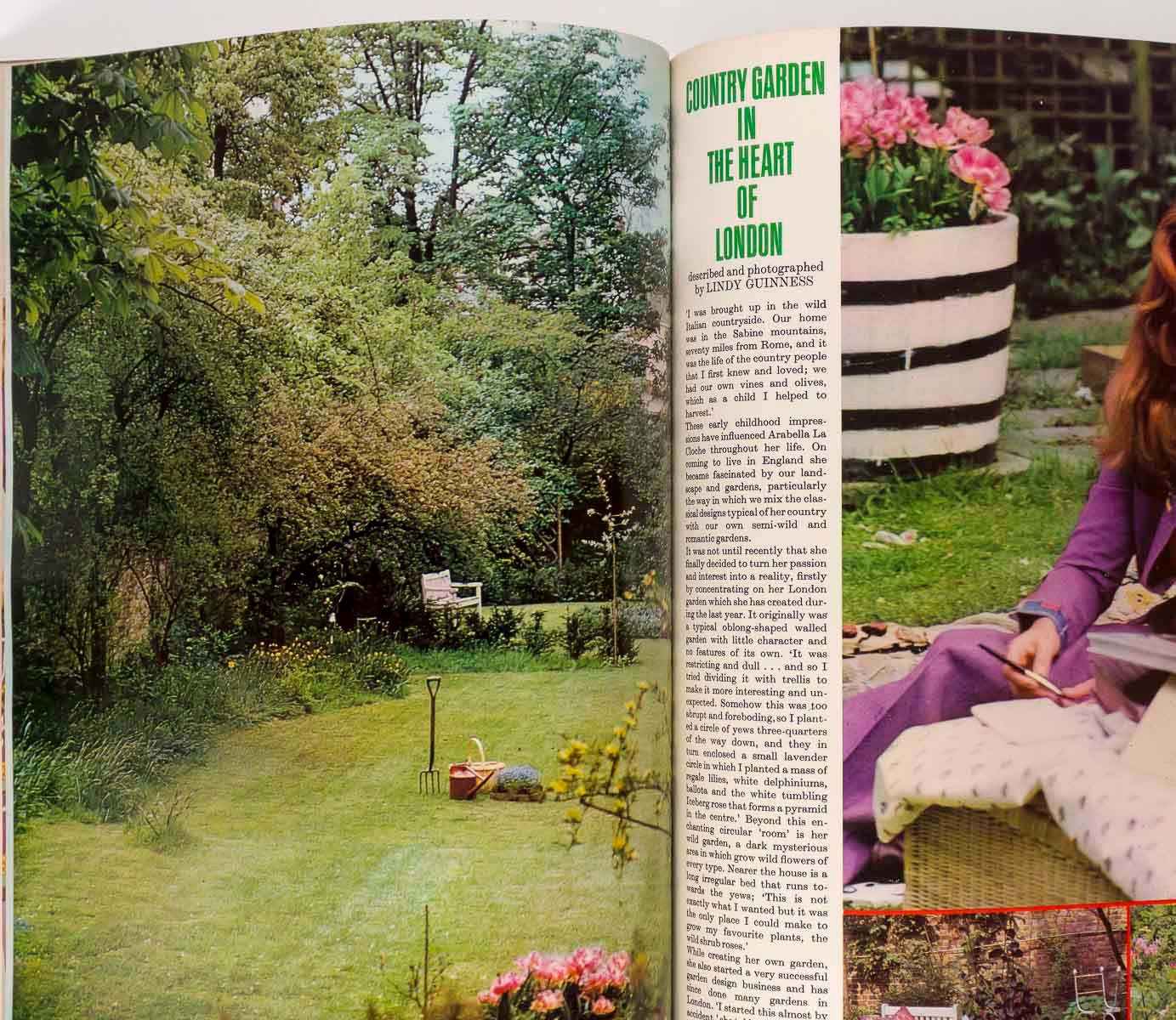 KANSAI YAMAMOTO Marie Helvin BRIDGET RILEY Anna Wintour HARPERS QUEEN July 1971