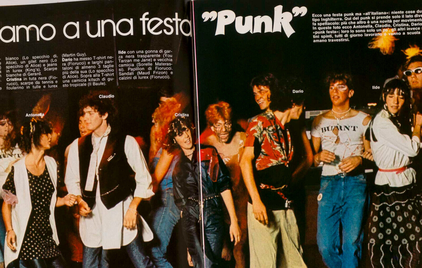 Greta Scacchi PUNK FASHION The Clash LEI magazine December 1977 vtg FIORUCCI It.