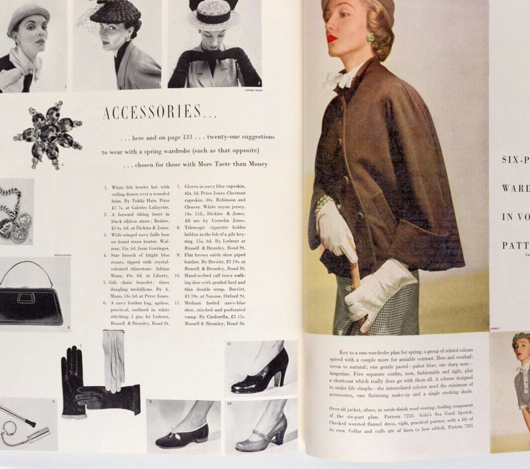 BLUMENFELD Horst NORMAN PARKINSON Paris JOHN WARD Balenciaga HEPWORTH Vogue 1951