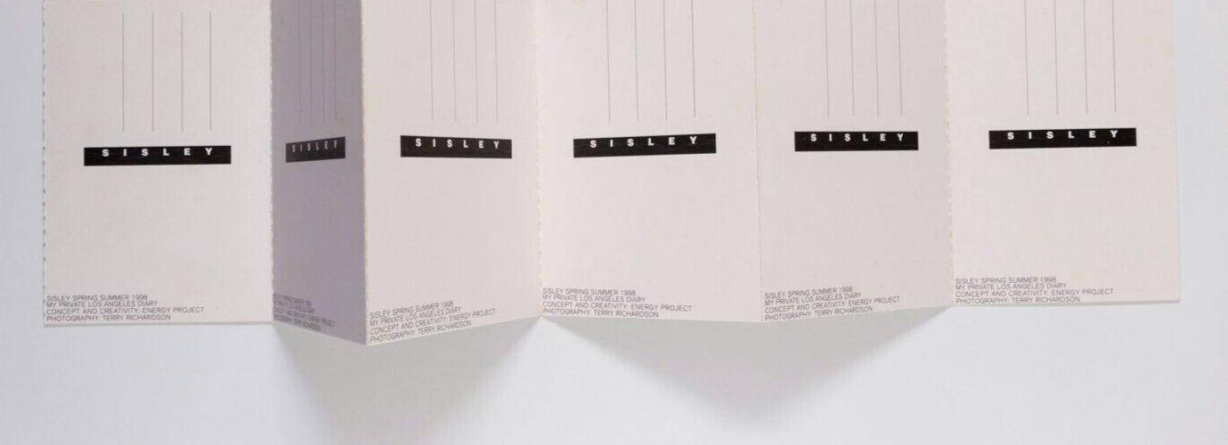 My Private Los Angeles Diary TERRY & ANDREW RICHARDSON Sisley 1998 postcard book