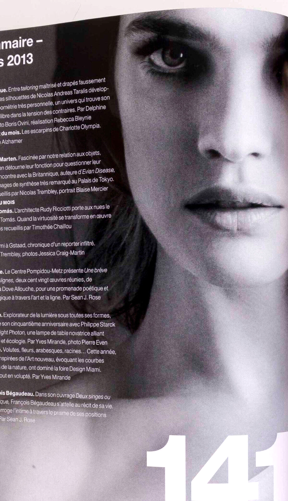 Natalia Vodianova MISSY RAYDER Jessica Stam ARMANI Lou Doillon NUMERO MAGAZINE