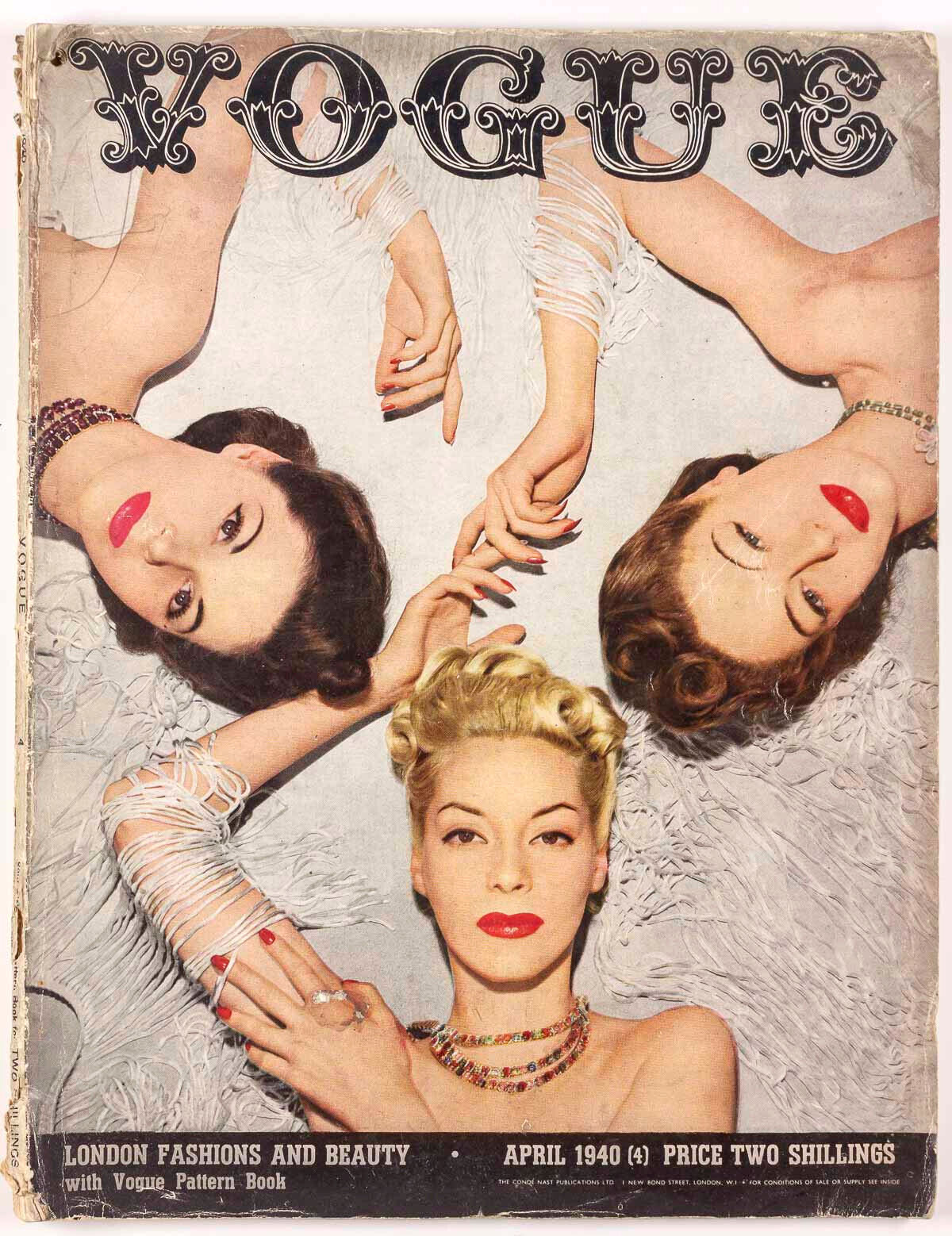 LEE MILLER Horst CHRISTIAN BERARD Eric BALENCIAGA Diana Cooper  VOGUE April 1940