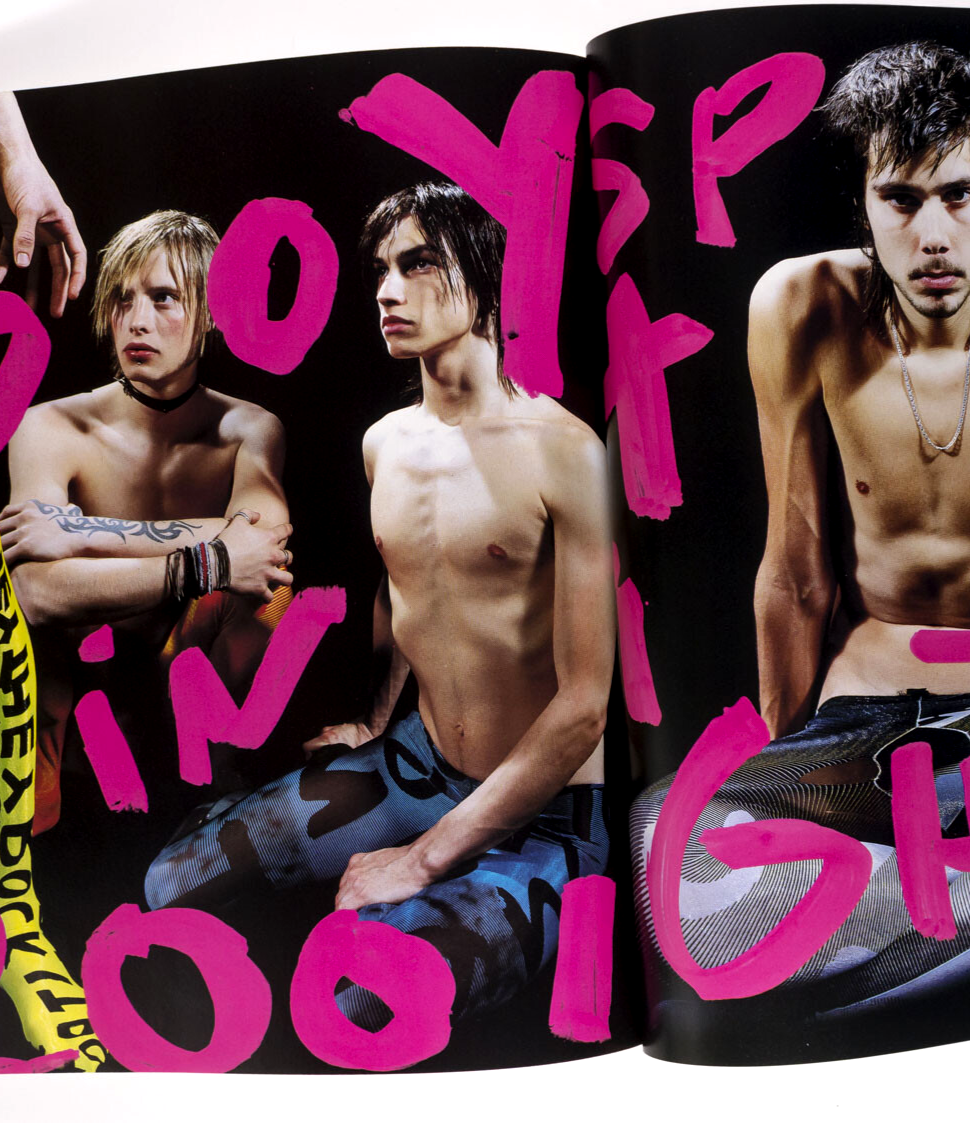 RAF SIMONS edit i-D WILLY VANDERPERRE Stephen Sprouse LARRY CLARK February 2001