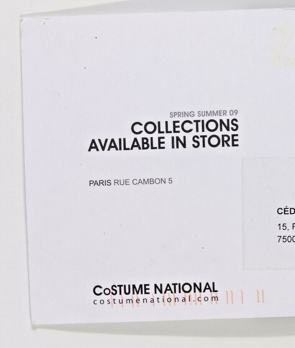 Cole Mohr NATASA VOJNOVIC by GLEN LUCHFORD Costume National 2009 Summer POSTCARD