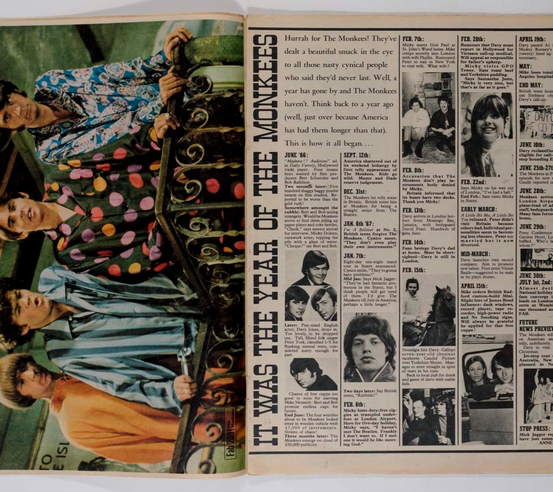 Amen Corner THE MOVE Bee Gees FABULOUS 208 February 6 1973 Lulu MONKEES Herd 60s