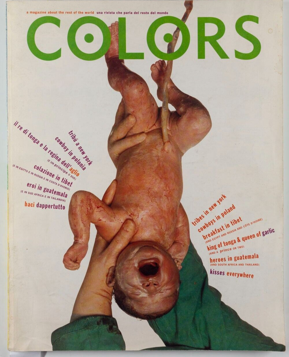 Colors magazine No. 1 UNITED BENETTON Oliviero Toscani FALL WINTER 1991 LOOKBOOK