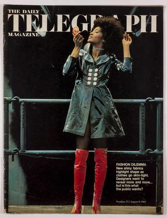 HELMUT NEWTON Cardiff MARY QUANT Telegraph magazine August 1969 Barbara Cartland