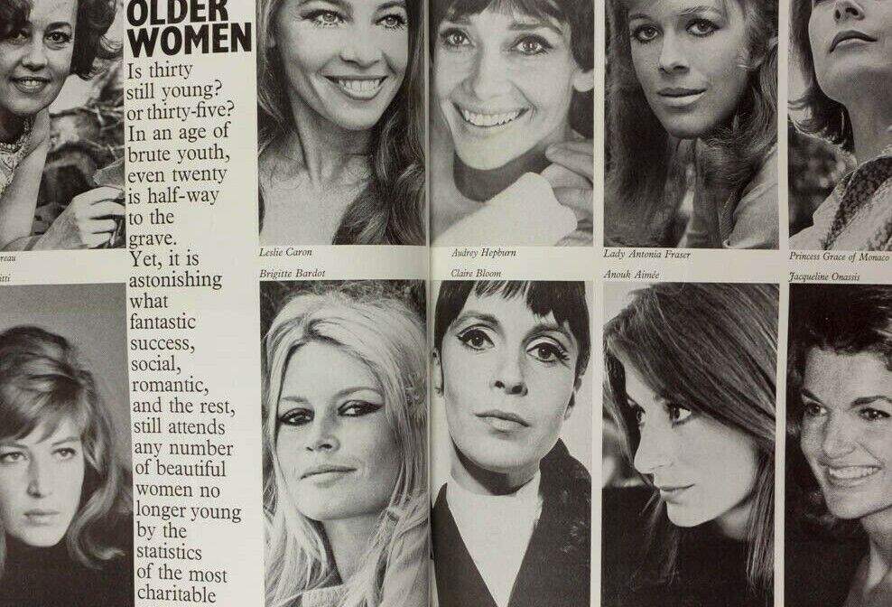 John Surtees HARDY AMIES Audrey Hepburn DAVID BAILEY Men In Vogue UK Winter 1969