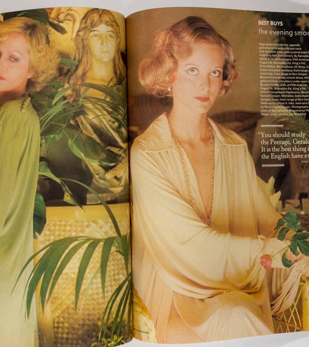 Ingmari Lamy CATHEE DAHMEN Marie Helvin NORMAN PARKINSON Cheryl Tiegs  UK VOGUE