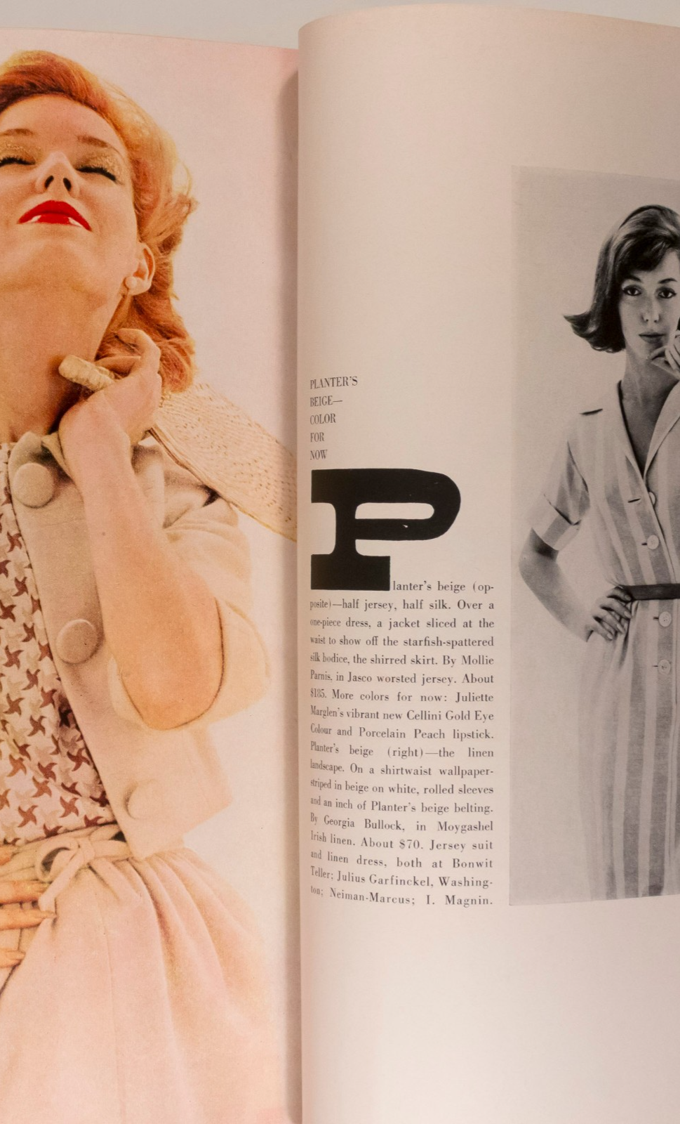 Nena von Schlebrugge AVEDON Lily Chair SAUL LEITER Harper's Bazaar January 1960