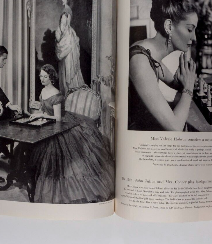 ANDRE FRANCOIS R.Gruau BEATON Parkinson DEAKIN Valerie Hobson JOHN NORWICH Vogue