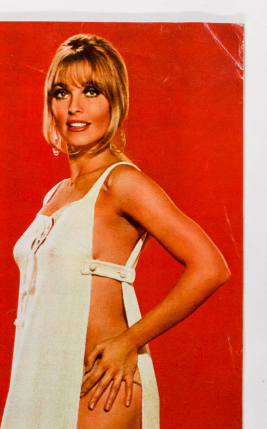 SHARON TATE rare GOLD Vampire Killers photograph in FRENCH film magazine 60s vtg