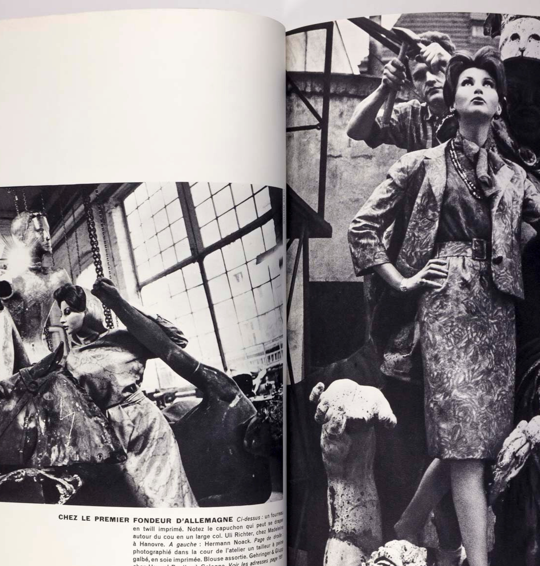 Catherine Deneuve 1st Vogue HELMUT NEWTON Balenciaga GIVENCHY  Paris April 1962