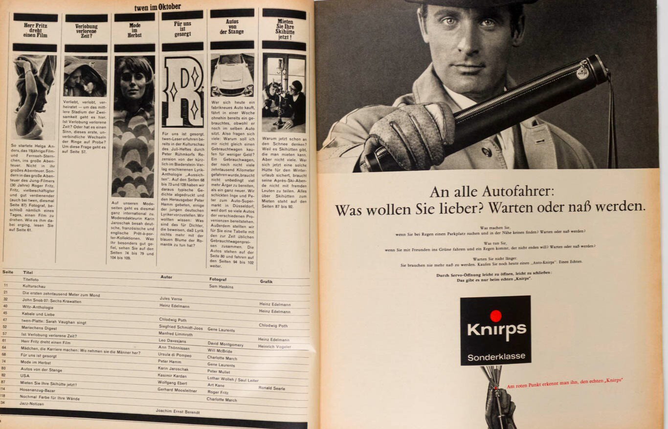 Sam Haskins McBRIDE Art Kane TWEN October 1966 Charlotte March SAUL LEITER vtg