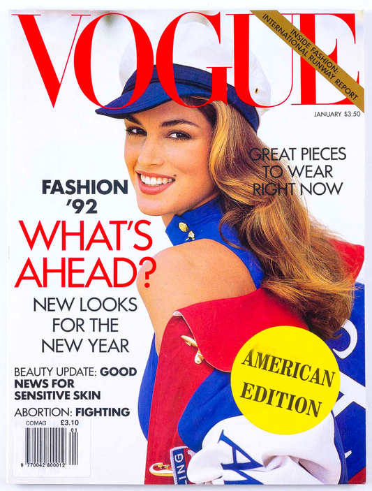 CINDY CRAWFORD Naomi Campbell LINDA EVANGELISTA Christy PRINCE Aids ALT Vogue