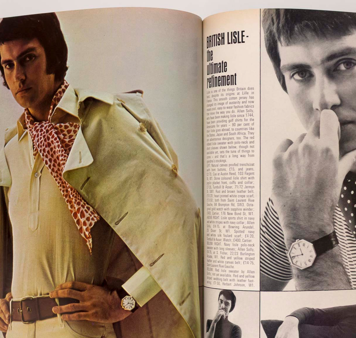 KANSAI YAMAMOTO Marie Helvin BRIDGET RILEY Anna Wintour HARPERS QUEEN July 1971