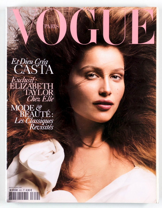 Laetitia Casta ELIZABETH TAYLOR Bruce Weber PARIS VOGUE September 2004 Mode 850