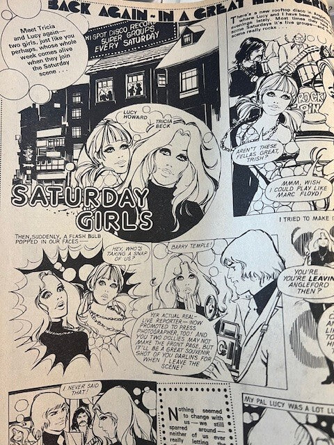 CAT STEVENS Michael Billington & Jackson EVE GRAHAM Valentine magazine SLADE 70s