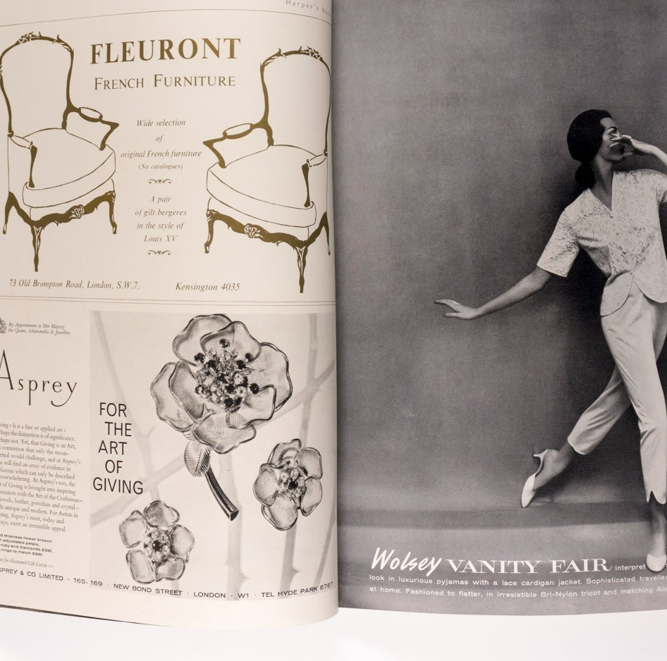 Maggi Eckardt JANE FONDA Gold HARPERS BAZAAR November 1960 Dior HULANICKI Avedon