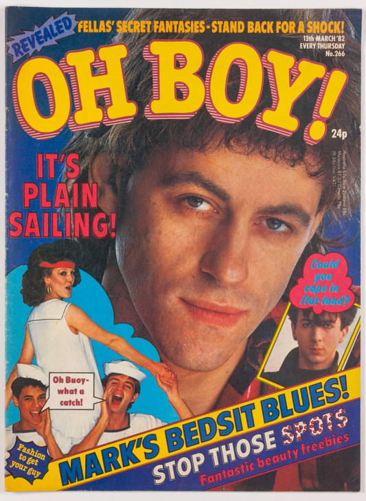 Bob Geldof NICK KAMEN Thin Lizzy OH BOY magazine March 1982 Julian Cope SOFTCELL