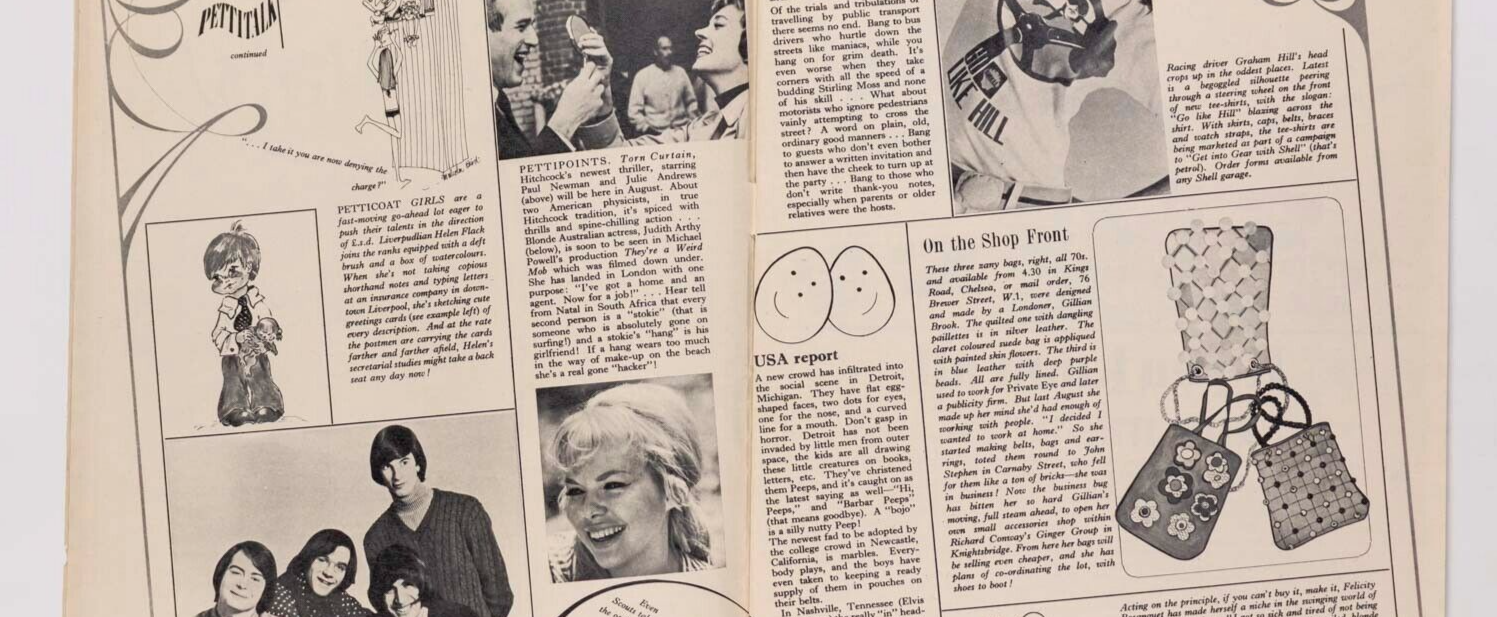 JULIE ANDREWS Twiggy MICK JAGGER Petticoat magazine June 1966 Mary Quant ASCHER