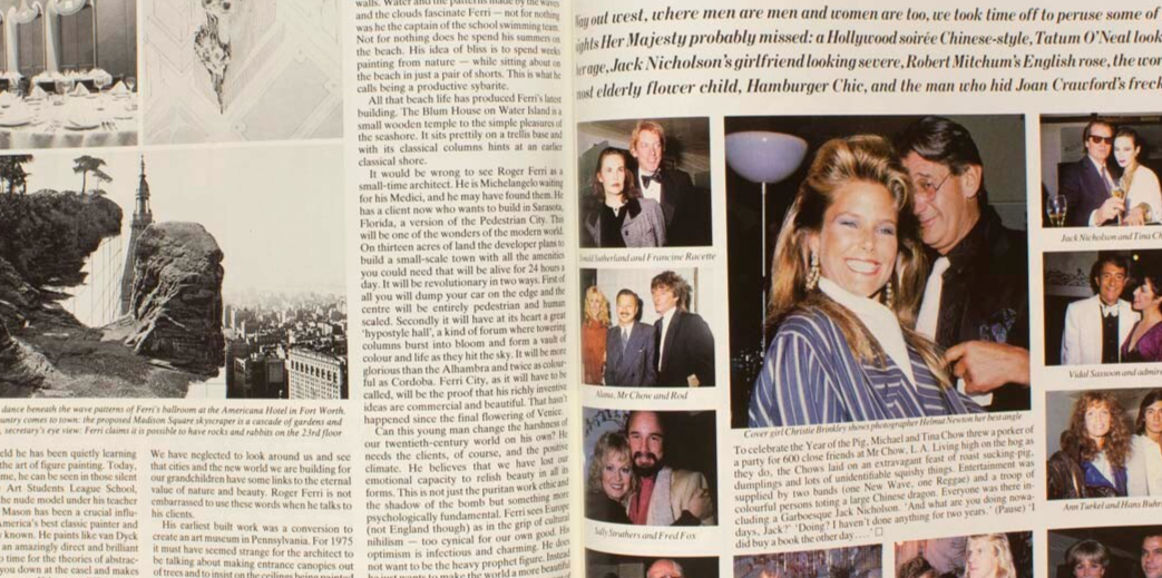 BROOKE SHIELDS Ritts HELMUT NEWTON Tatler May 1983 FARRAH FAWCETT Tatum O'Neal