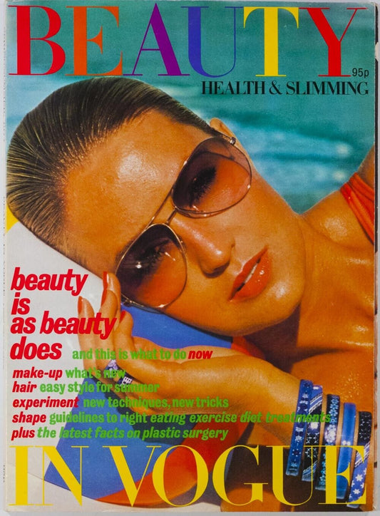 Helmut Newton TOSCANI Barry Lategan BEAUTY IN VOGUE Hair Make-Up SPRING 1977 vtg