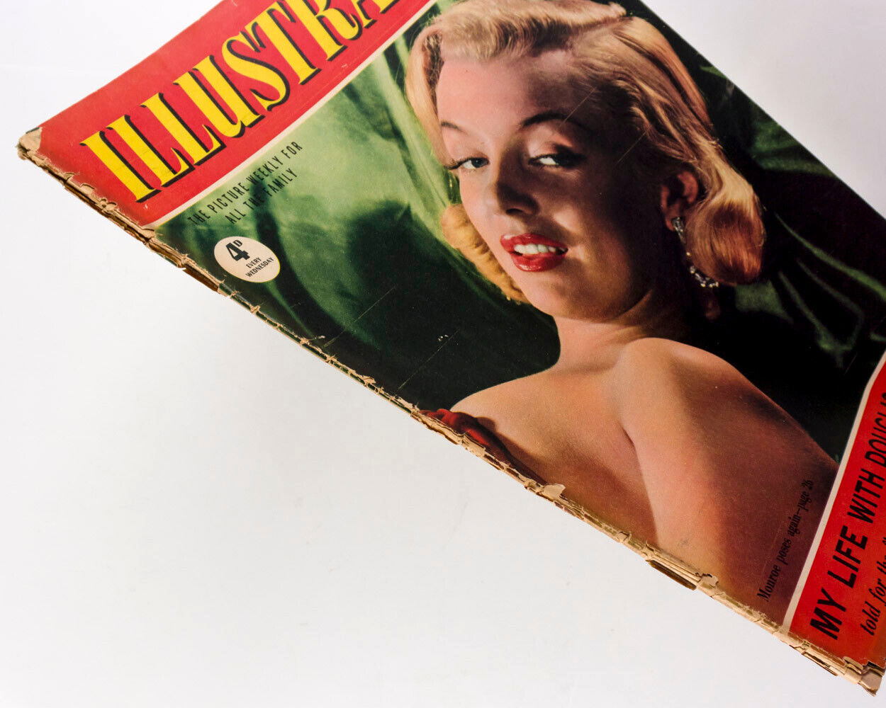 MARILYN MONROE by CECIL BEATON Rene Gruau Pepsi Cola ad ILLUSTRATED magazine 50s