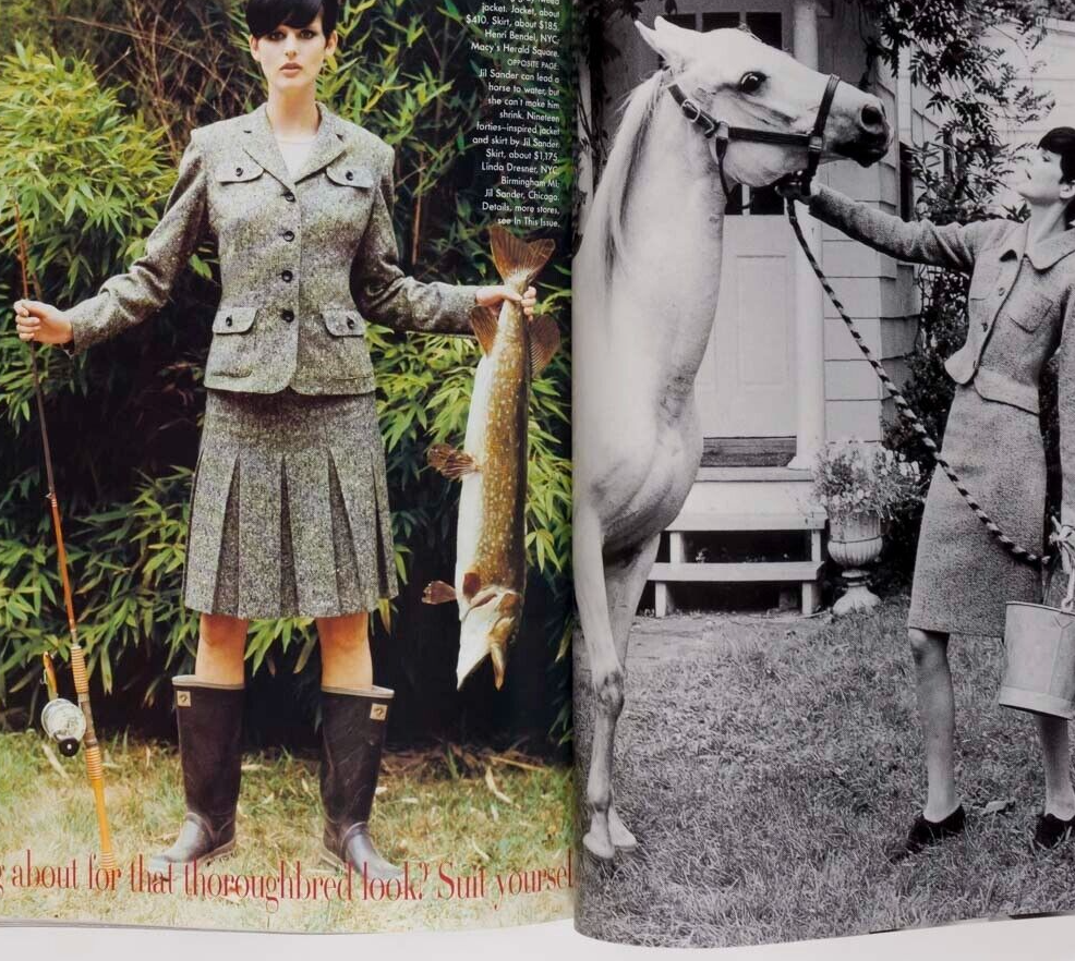 Demi Moore HERB RITTS Kate Moss VOGUE October 1995 Helmut Newton STELLA TENNANT