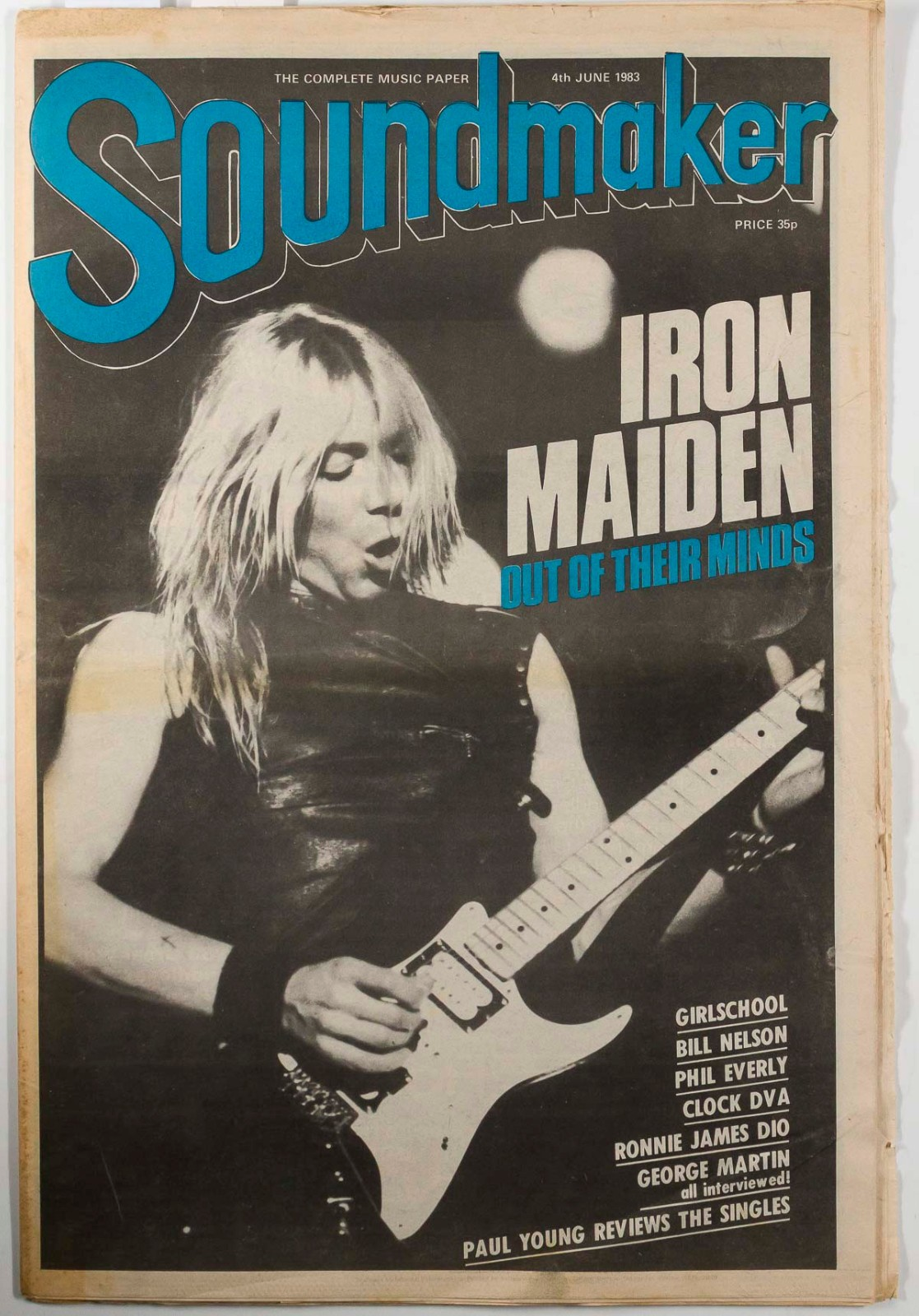 IRON MAIDEN Dave Murray GIRLSCHOOL George Martin PHIL EVERLY Soundmaker Jun 1983