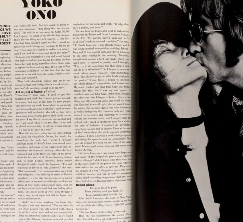 Yoko Ono JOHN LENNON Norman Parkinson PAT CLEVELAND Erte ALLEN JONES Ritva VOGUE