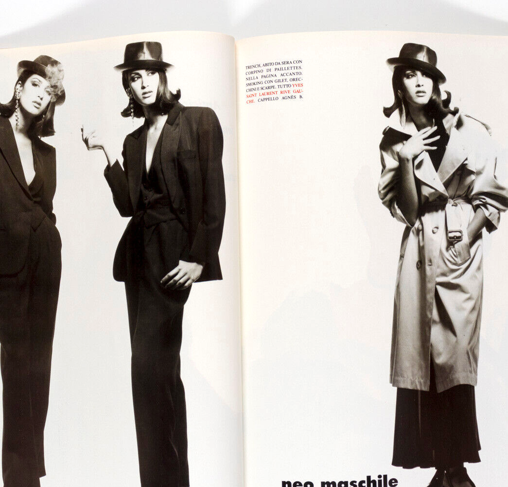 Linda Evangelista HELENA CHRISTENSEN Yasmeen Ghauri STEVEN MEISEL ~ Vogue Italia