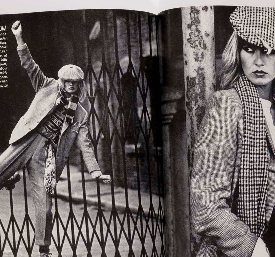 Twiggy GUY BOURDIN Cathee Dahmen JERRY HALL Profumo ~ Diamond Jubilee Vogue 1916